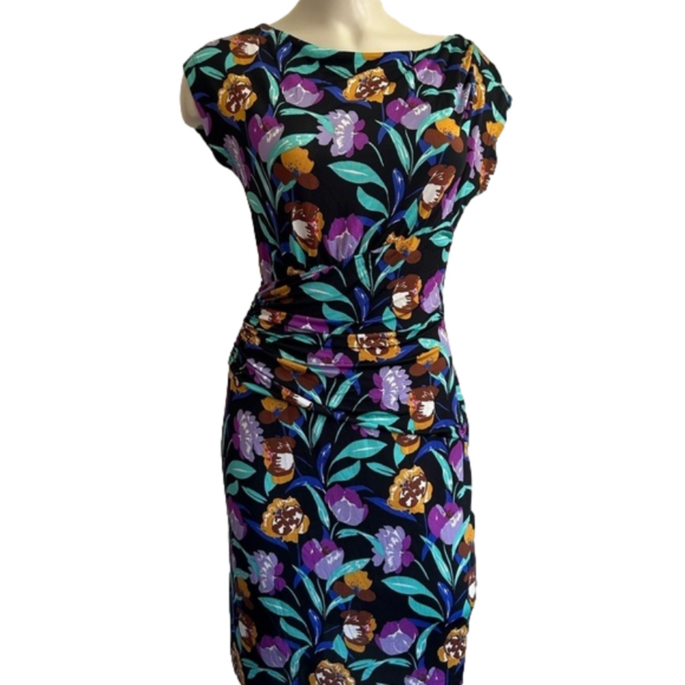 ETRO floral stretchy dress SZ 40 Italy